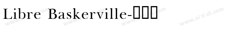 Libre Baskerville字体转换